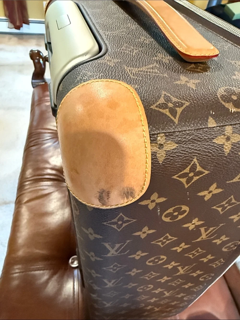 Louis Vuitton monogram Pagase 55 carry on- Brown & Tan